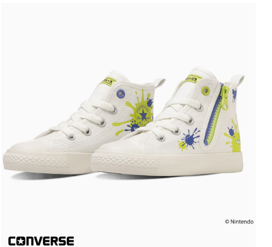 【CONVERSE】コンバース-CHILD-ALL-STAR-N-Z-HI-Splatoon3-チャイルド-オールスター-Ｎ-Ｚ-ＨＩ-スプラトゥーン3【7301-24107】-OMNES